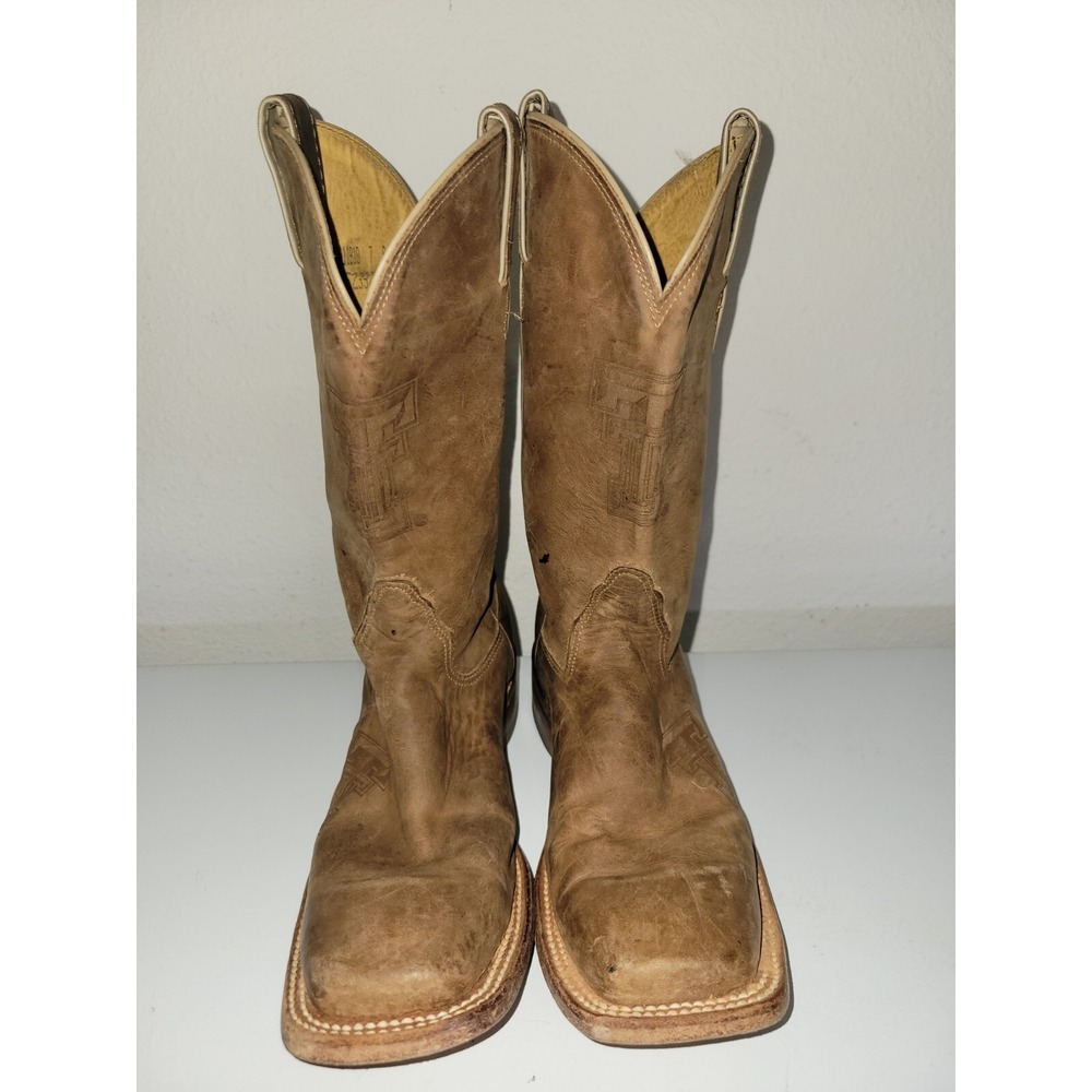 Nocona LDTTU11 College Texas Tech Brown Western Boots Size 7B